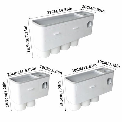 Brushley™ All-In-One Bathroom Organizer Set